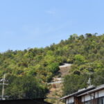 嵯峨天皇 嵯峨山上陵　への参道