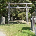 鳥居本八幡宮への参道